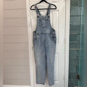 Denim overalls